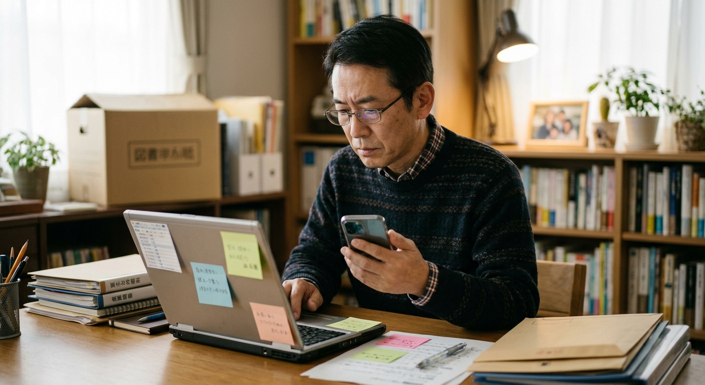 故人のデジタル遺産を調べる｜スマートフォンとノートパソコンを確認する