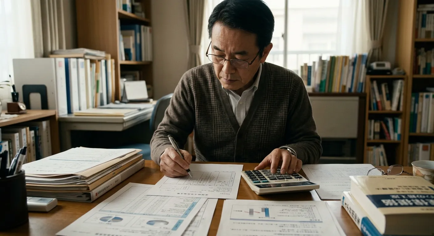 寄与分の計算をするイメージ