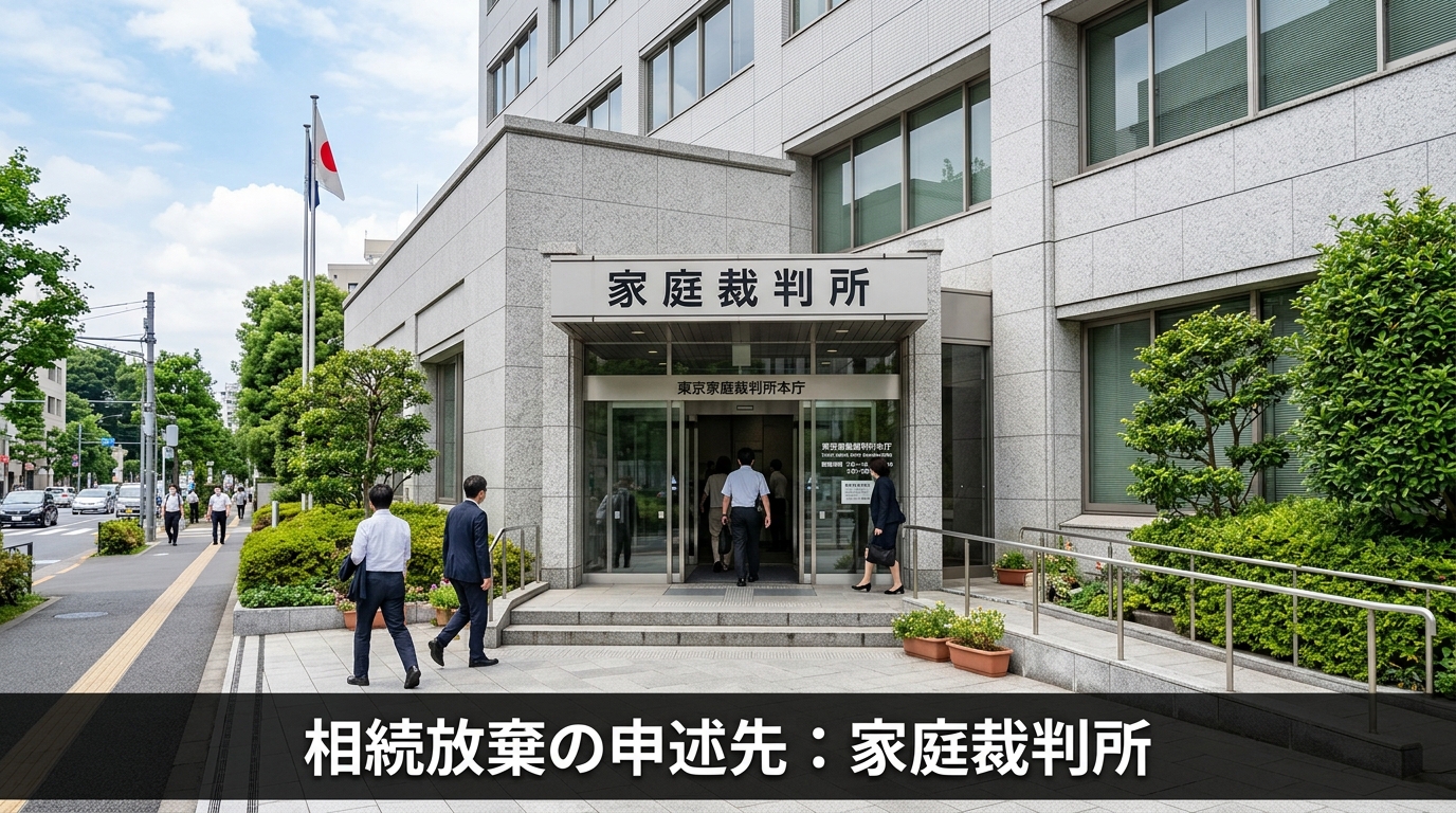 相続放棄の申述先・家庭裁判所