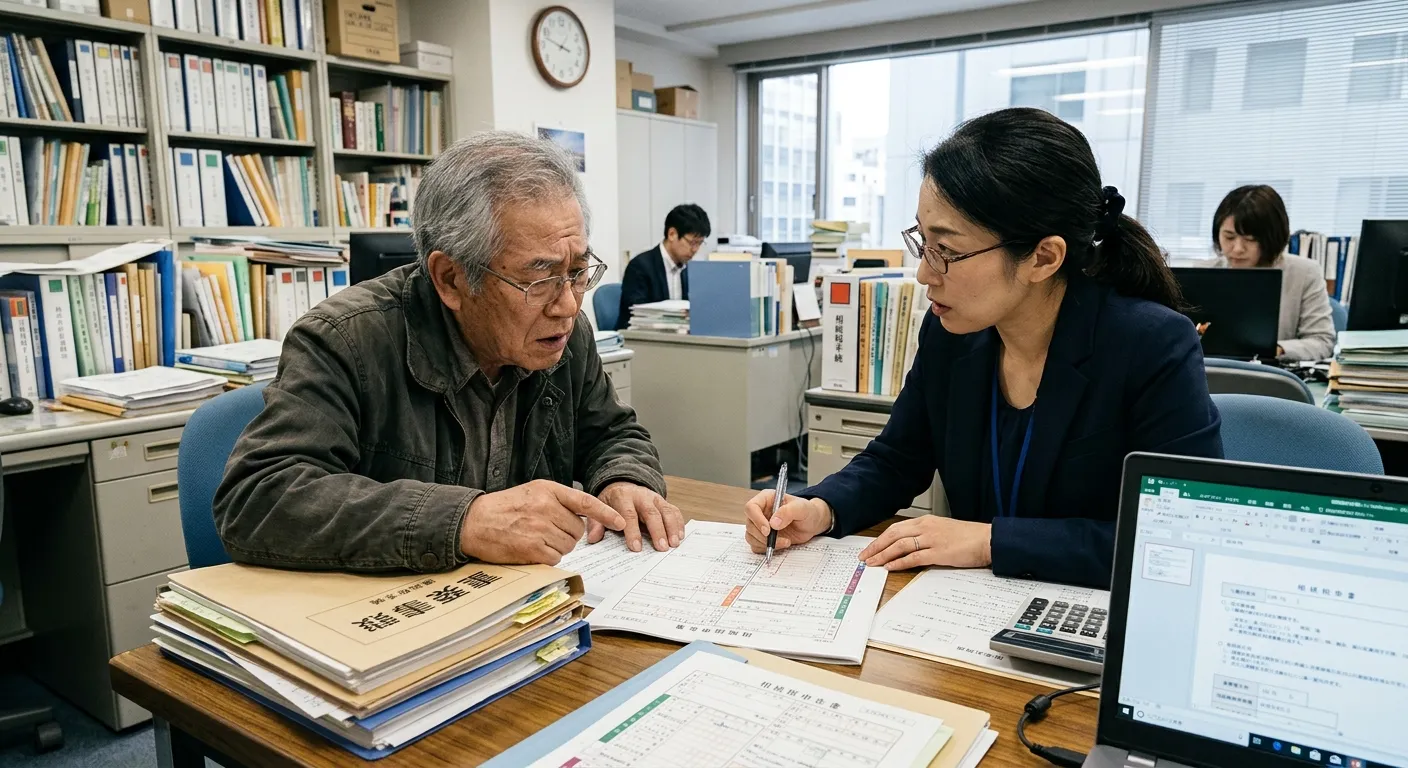 専門家に緊急依頼する日本人