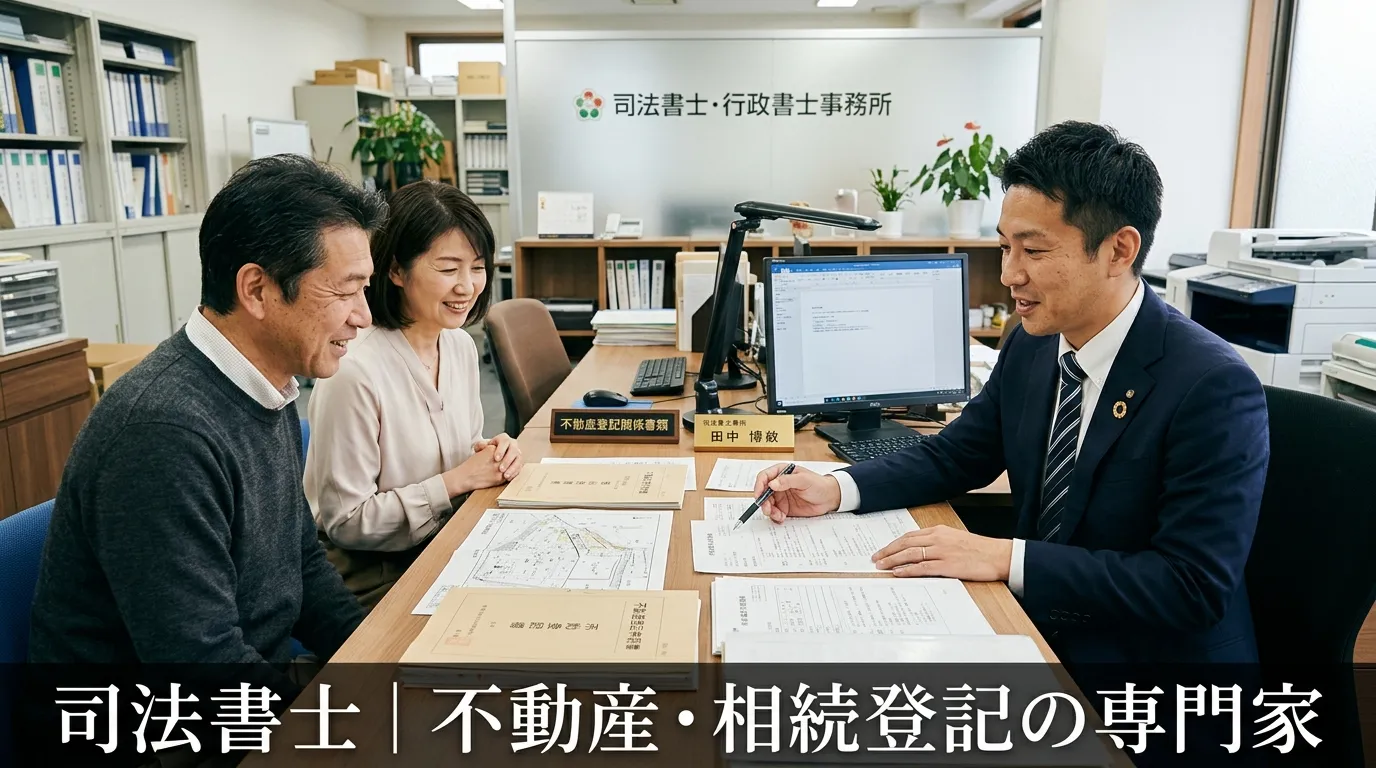 相続登記を担当する司法書士