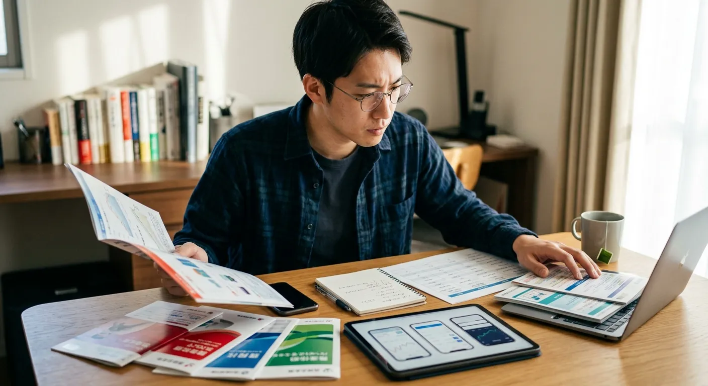 信託銀行と代替案を比較するイメージ