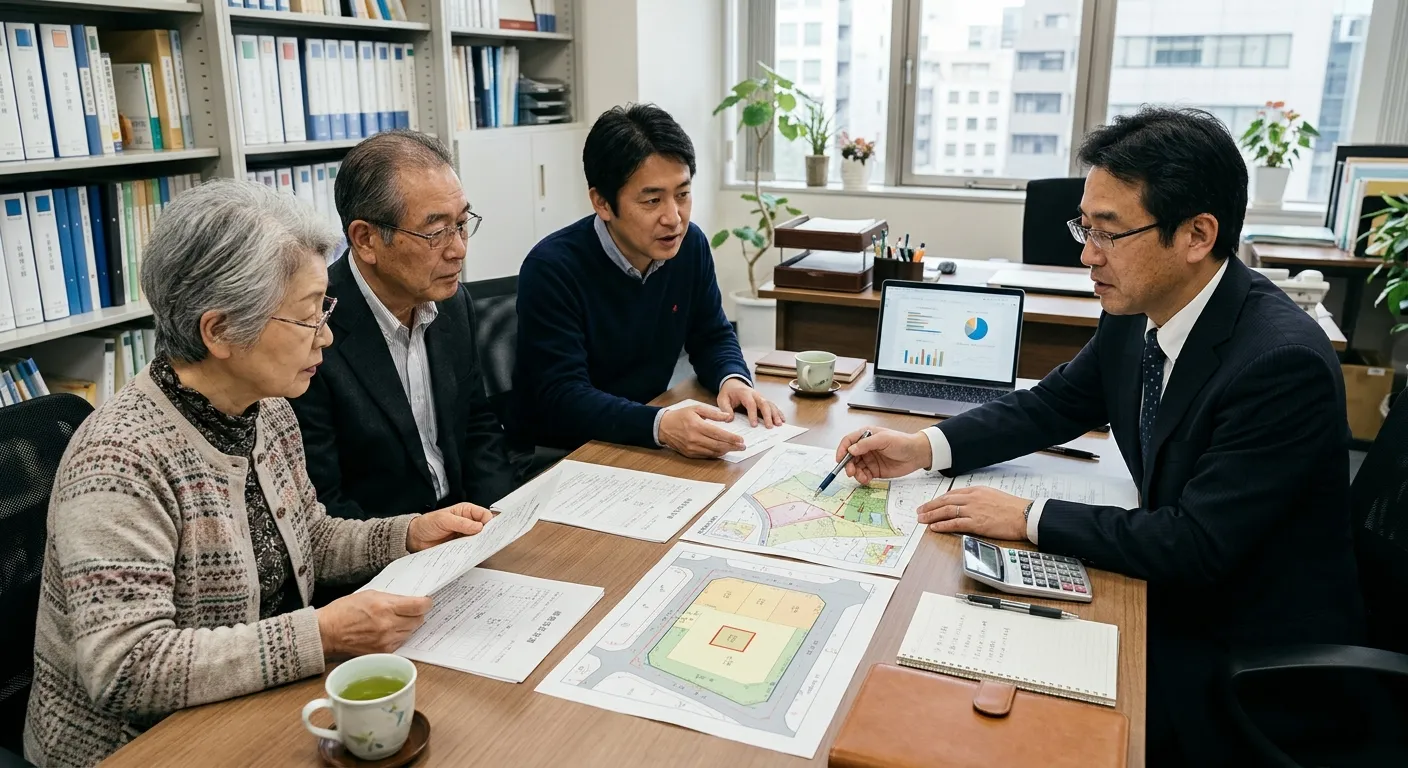 小規模宅地の特例を税理士に相談するイメージ