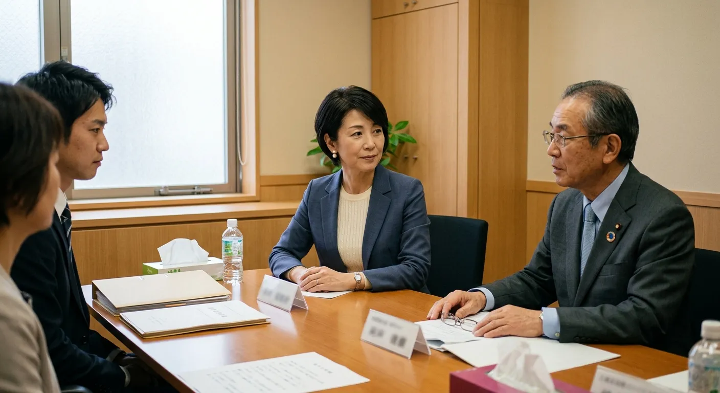 家庭裁判所で調停を行うイメージ