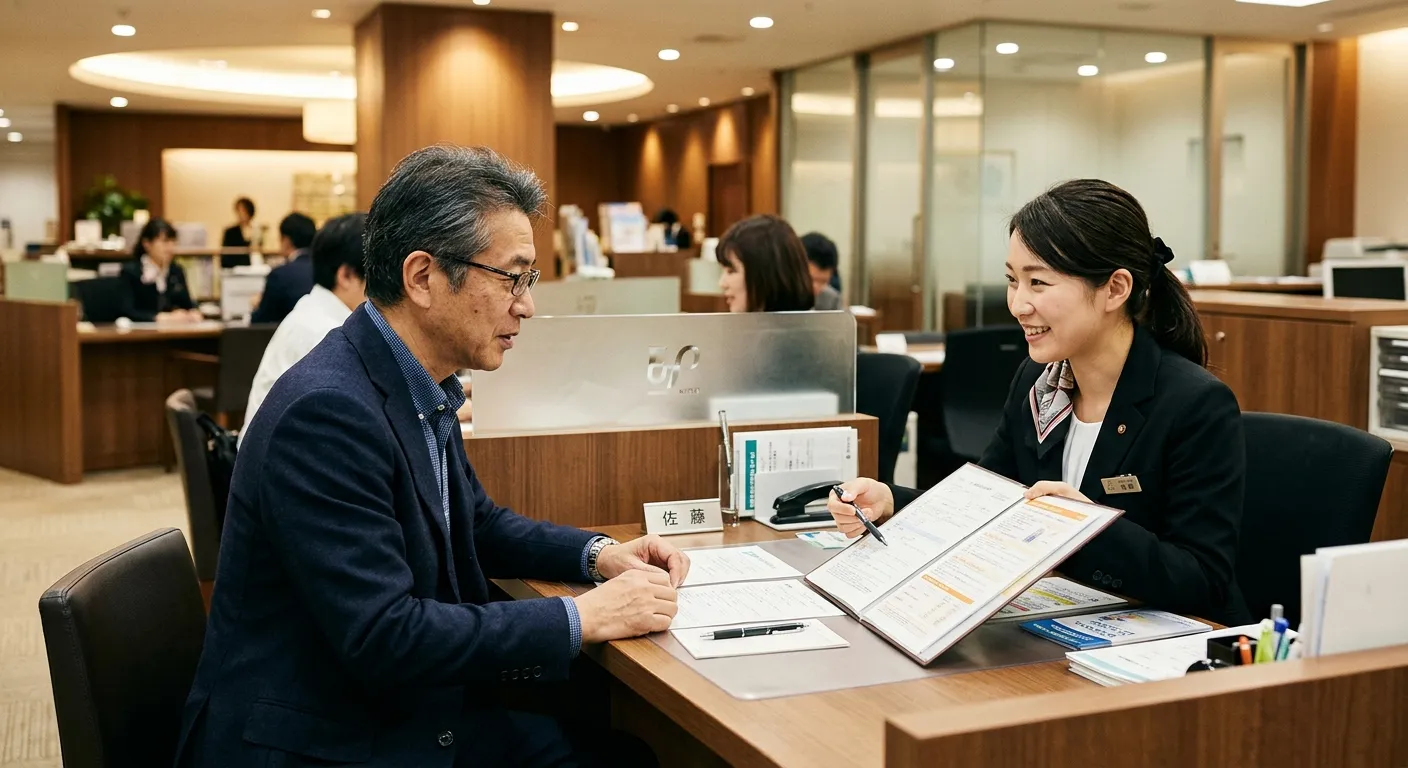 銀行の相続窓口で口座照会を依頼する