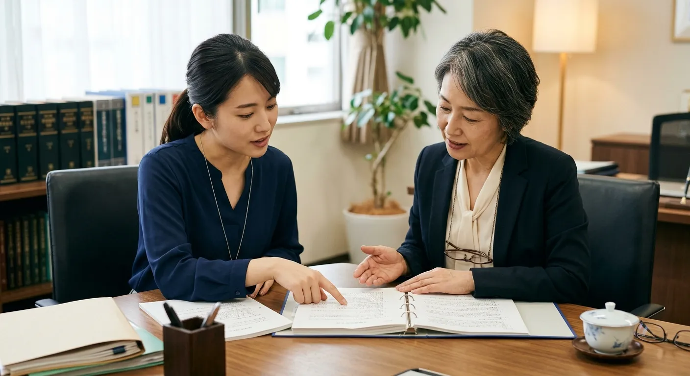 相続用語について専門家に確認する日本人のイメージ