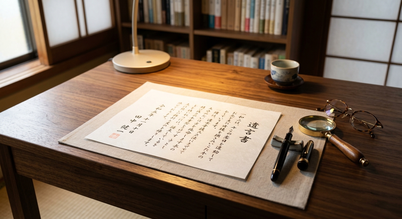 自筆証書遺言を手書きで作成する｜正しい書き方