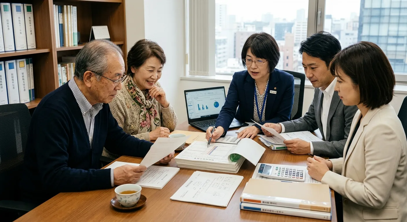 税理士に相続税申告を依頼するイメージ